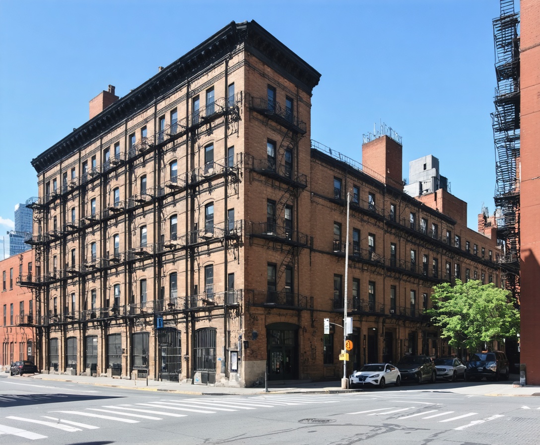 Фасад исторического здания на Elm Street, где расположен DesignHub